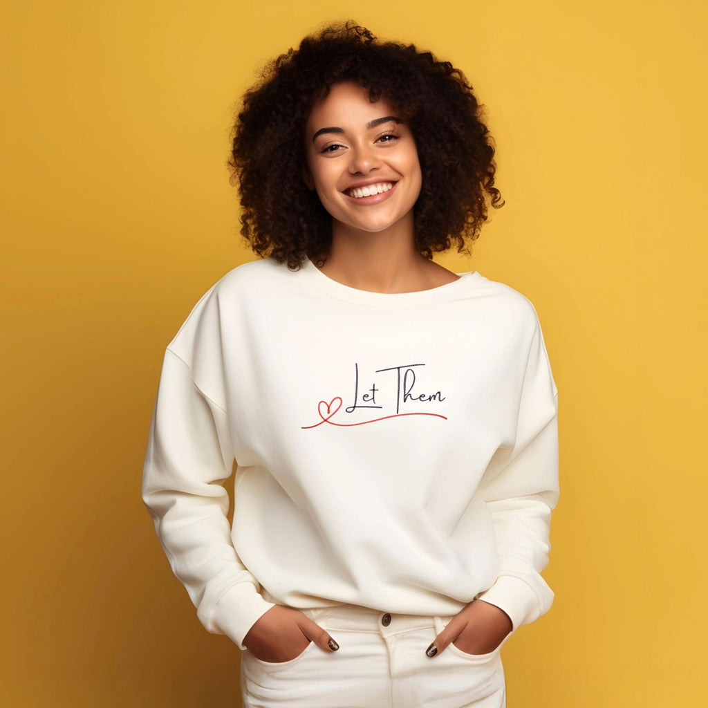 Let Them theory Jumper - embroidered sweatshirt