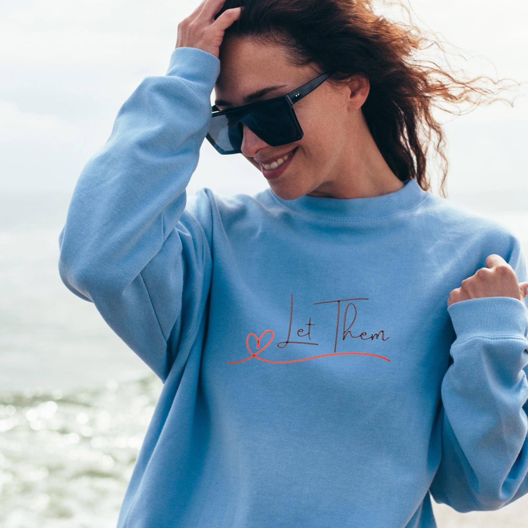 Let Them theory Jumper - embroidered sweatshirt