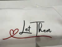 Let Them theory Jumper - embroidered sweatshirt
