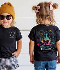 Disney Trip 2026 Family Tshirts – Mickey or Minnie Disneyland T-Shirts - Personalised Group Matching Holiday
