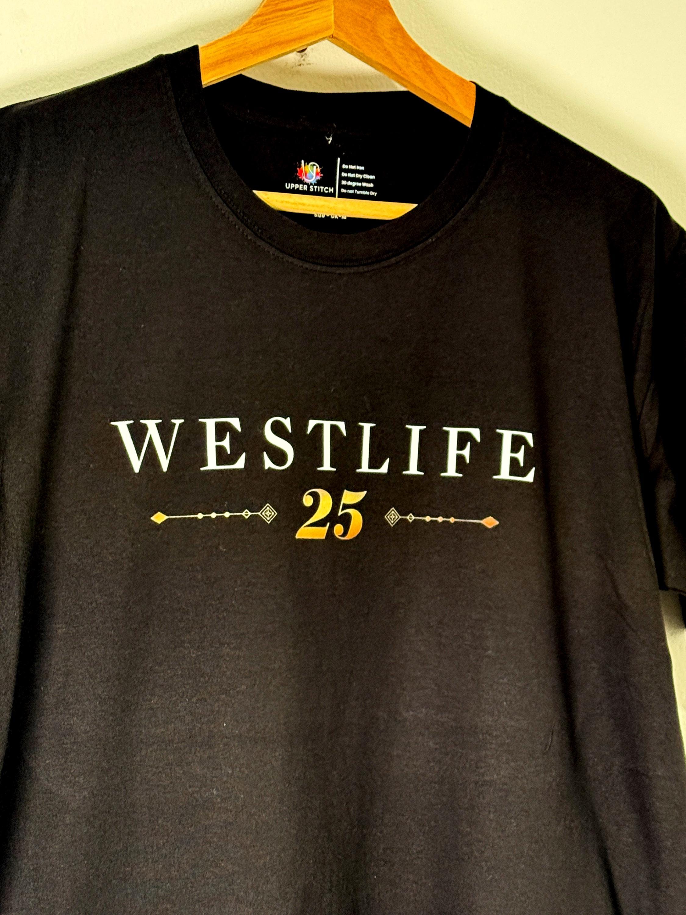 Westlife 25th Anniversary Tour T-Shirt | Unofficial Merch Boyband Fan Gift
