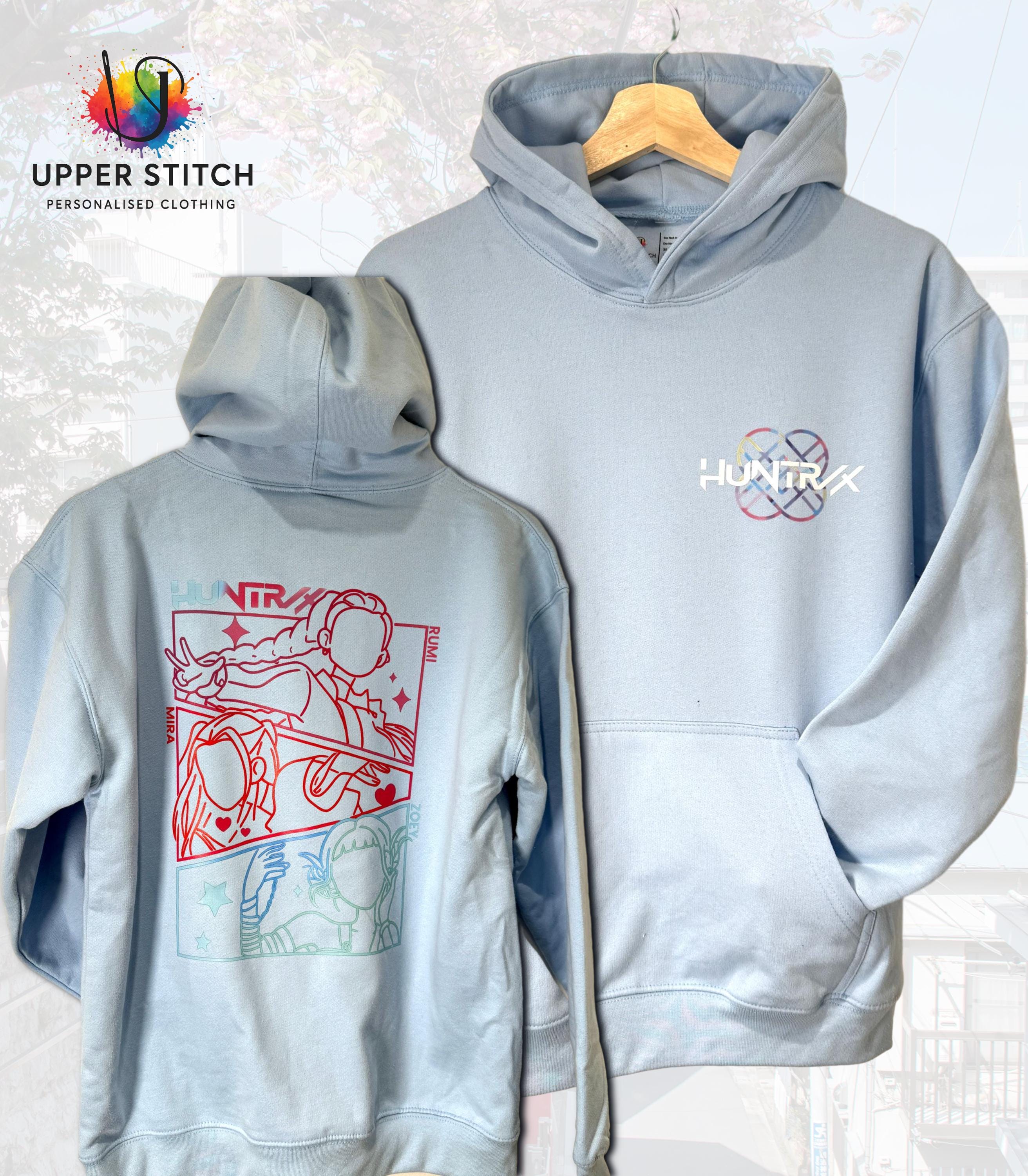 K-Pop Demon Hunters Hoodie | Unisex Neon KPOP Anime Style | Fan Made Huntrix Gift