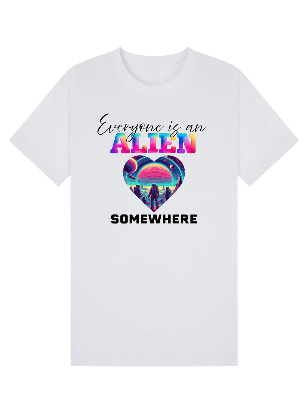 Coldplay Inspired “Everyone Is an Alien Somewhere” T-Shirt – Music of the Spheres tour Tee - Plus Size