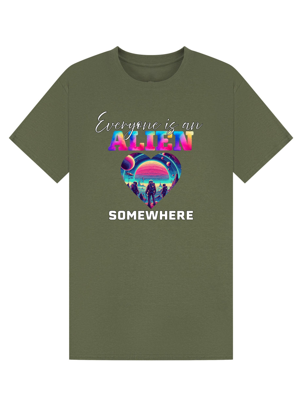 Coldplay Inspired “Everyone Is an Alien Somewhere” T-Shirt – Music of the Spheres tour Tee - Plus Size