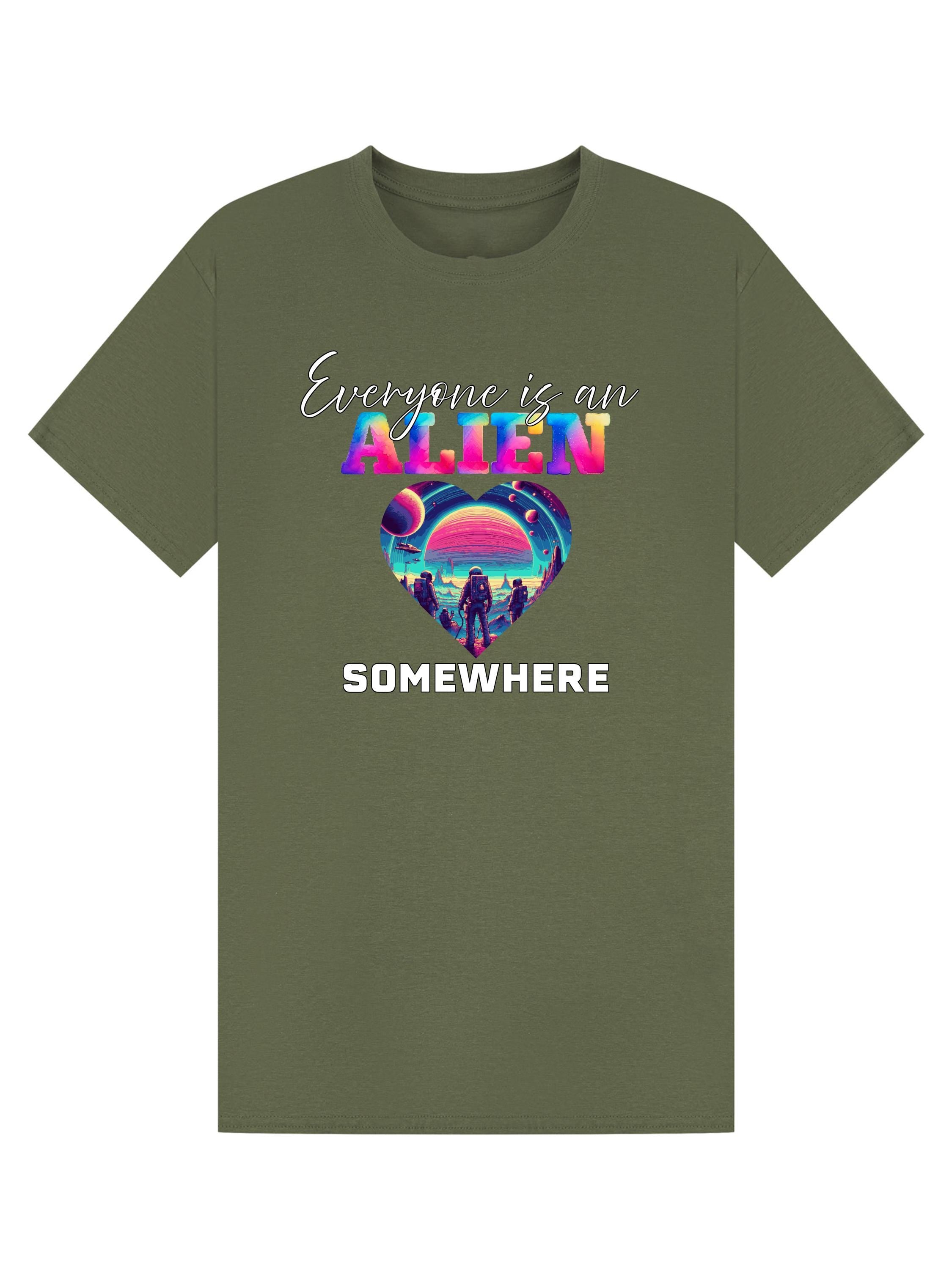Coldplay Inspired “Everyone Is an Alien Somewhere” T-Shirt – Music of the Spheres tour Tee - Plus Size