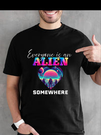 Coldplay Inspired “Everyone Is an Alien Somewhere” T-Shirt – Music of the Spheres tour Tee - Plus Size