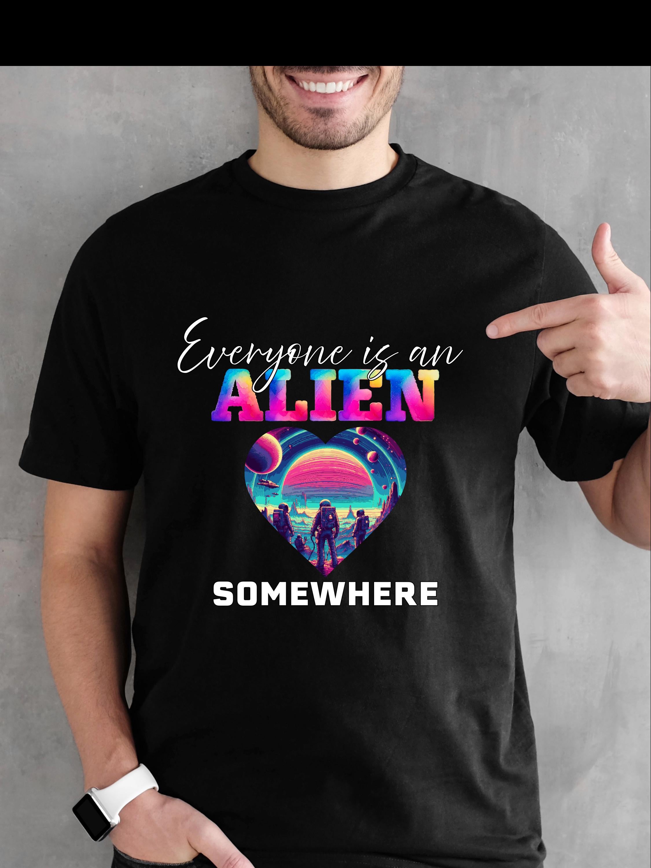 Coldplay Inspired “Everyone Is an Alien Somewhere” T-Shirt – Music of the Spheres tour Tee - Plus Size