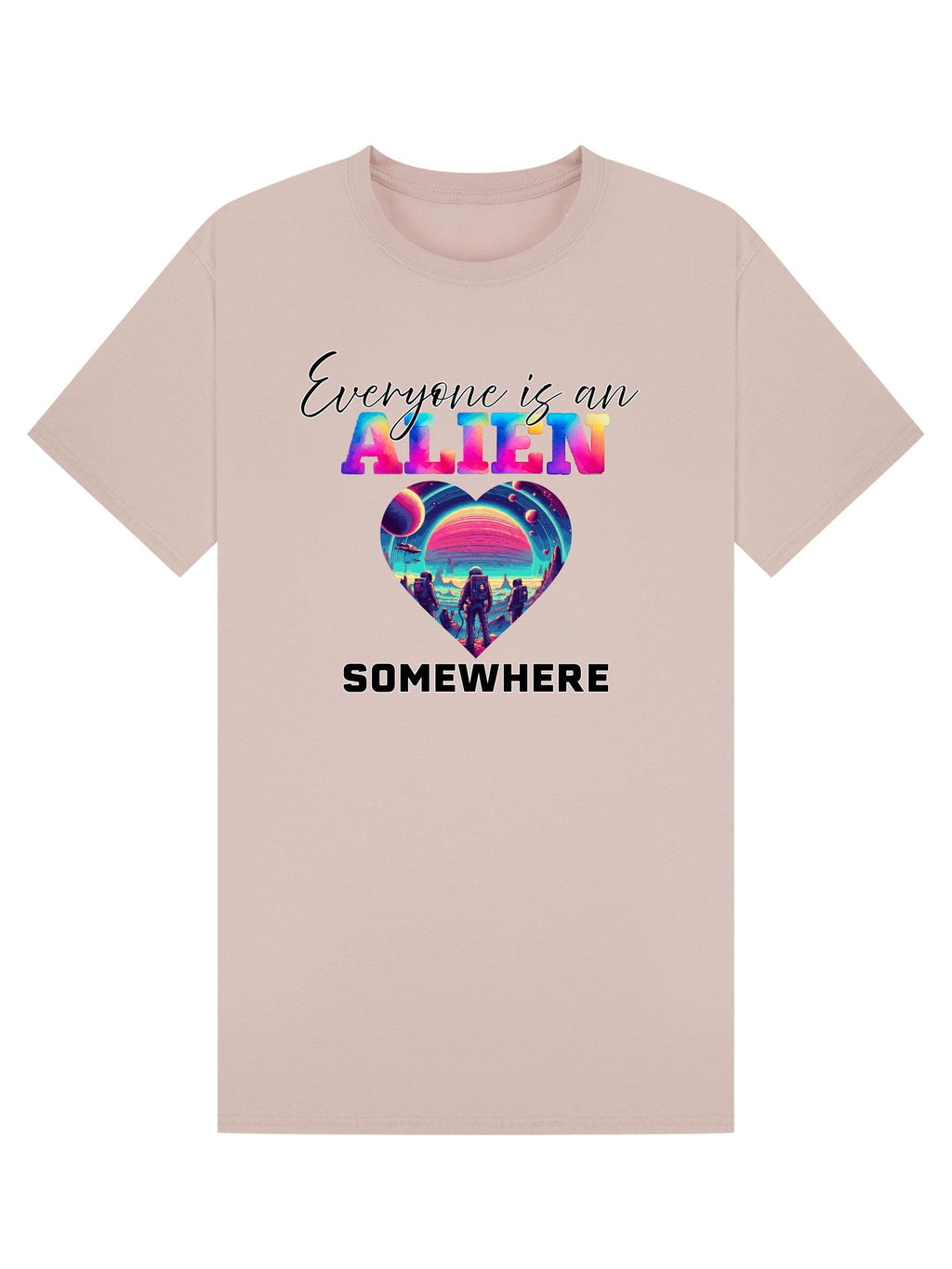 Coldplay Inspired “Everyone Is an Alien Somewhere” T-Shirt – Music of the Spheres tour Tee - Plus Size