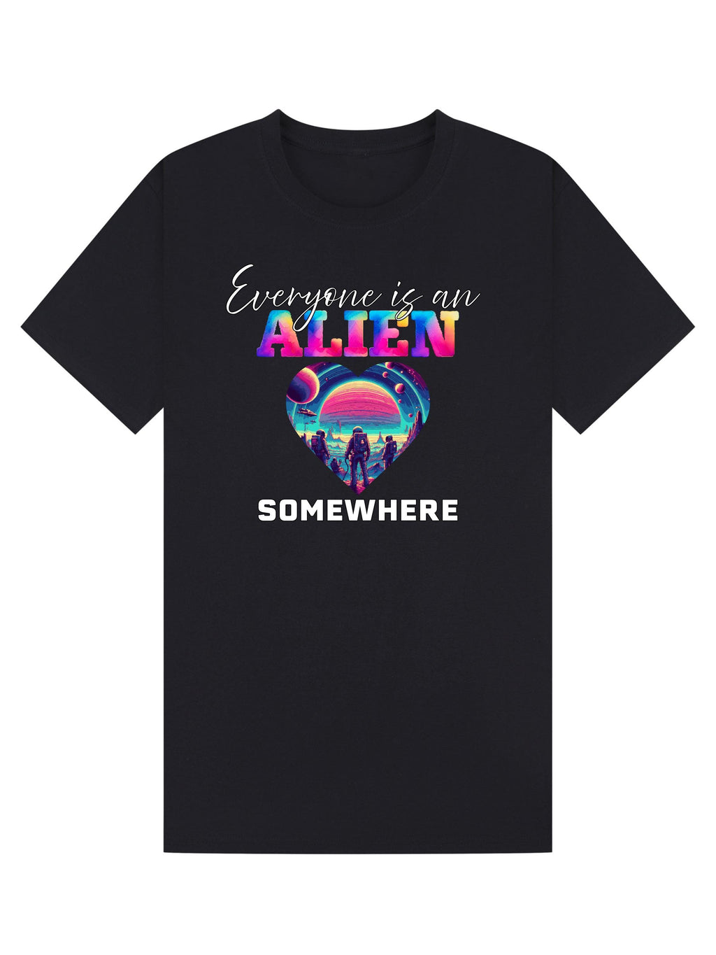 Coldplay Inspired “Everyone Is an Alien Somewhere” T-Shirt – Music of the Spheres tour Tee - Plus Size