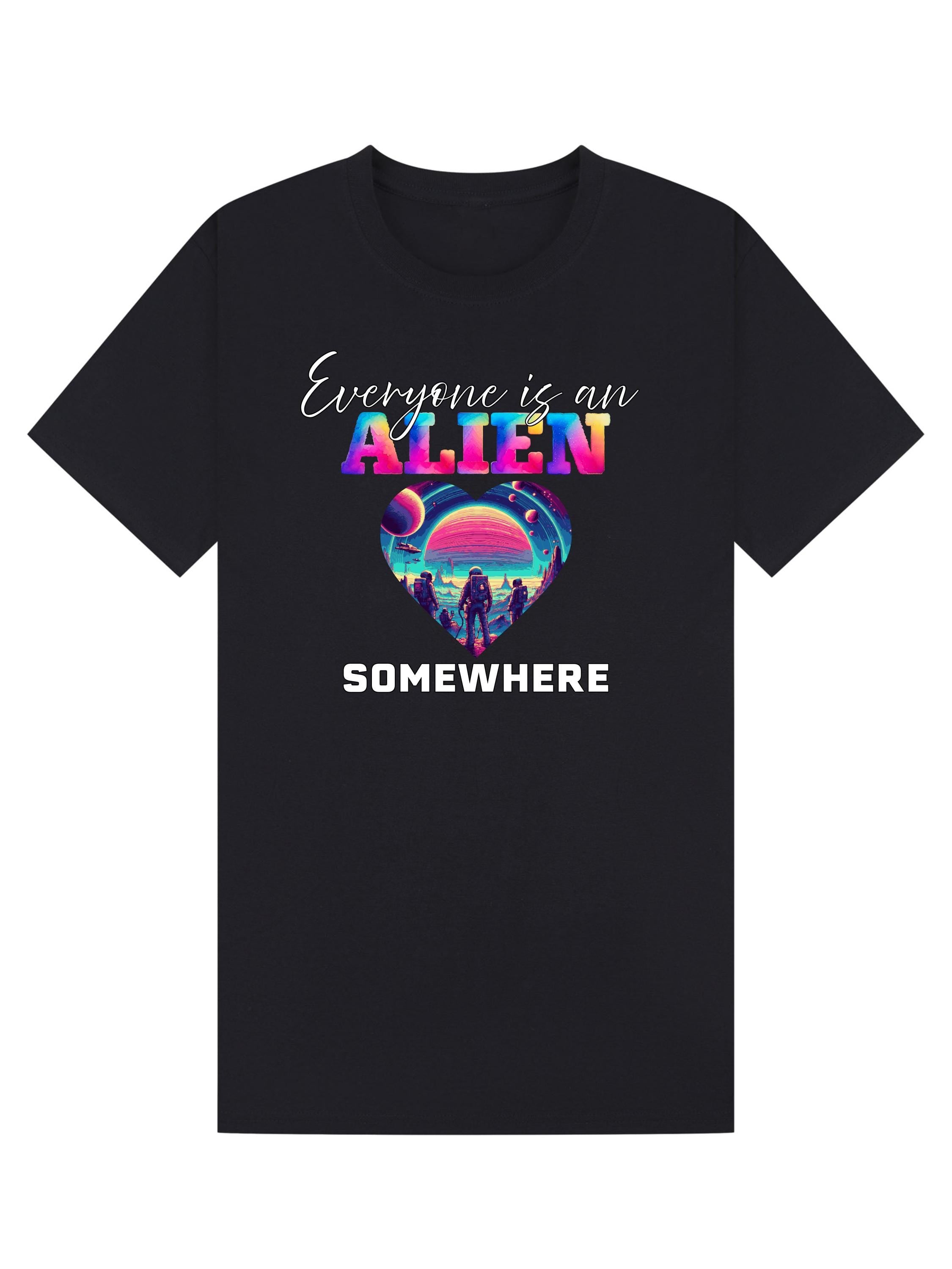 Coldplay Inspired “Everyone Is an Alien Somewhere” T-Shirt – Music of the Spheres tour Tee - Plus Size