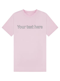 Custom Text, image or Photo print T-Shirt – Personalised Gift, Family Shirts