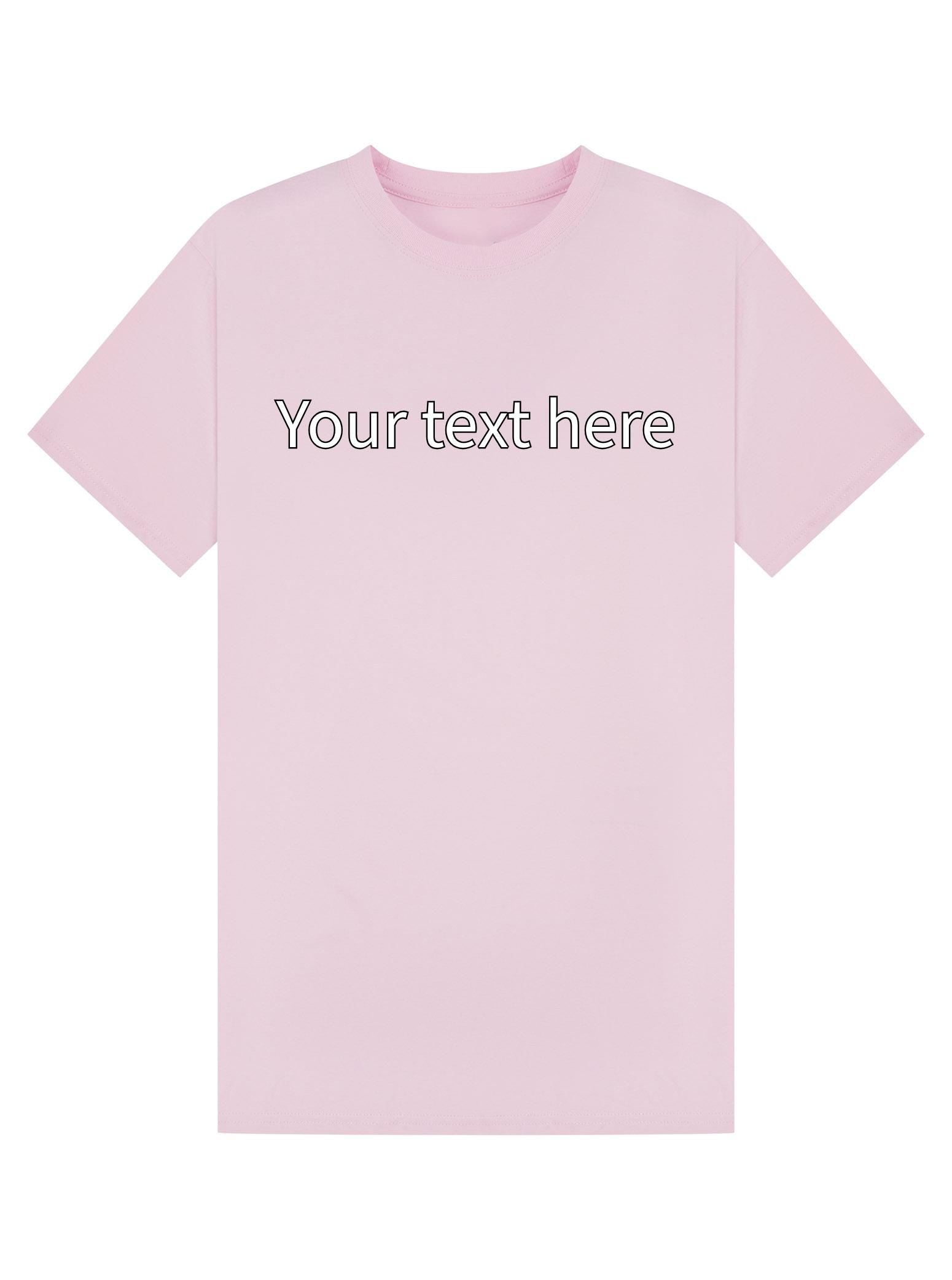 Custom Text, image or Photo print T-Shirt – Personalised Gift, Family Shirts