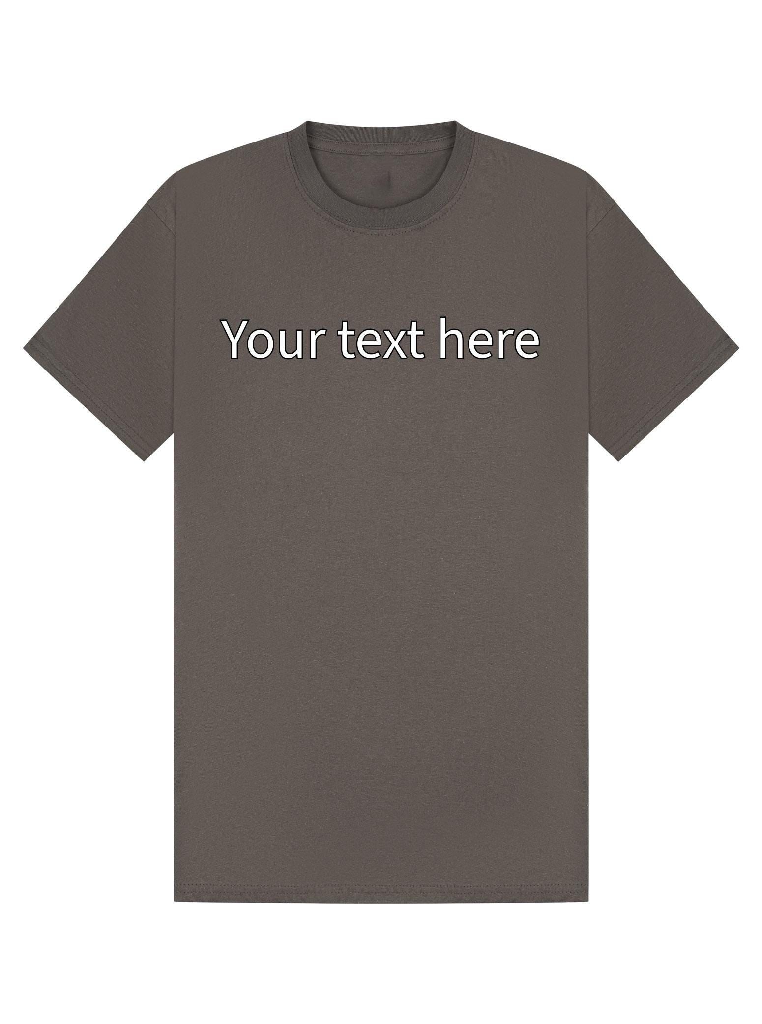 Custom Text, image or Photo print T-Shirt – Personalised Gift, Family Shirts