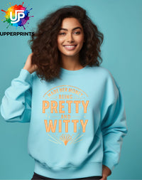 Showgirl Sweatshirt | "Made Her Money Being Pretty & Witty" | Taylor Swift Sabrina Carpenter Jumper