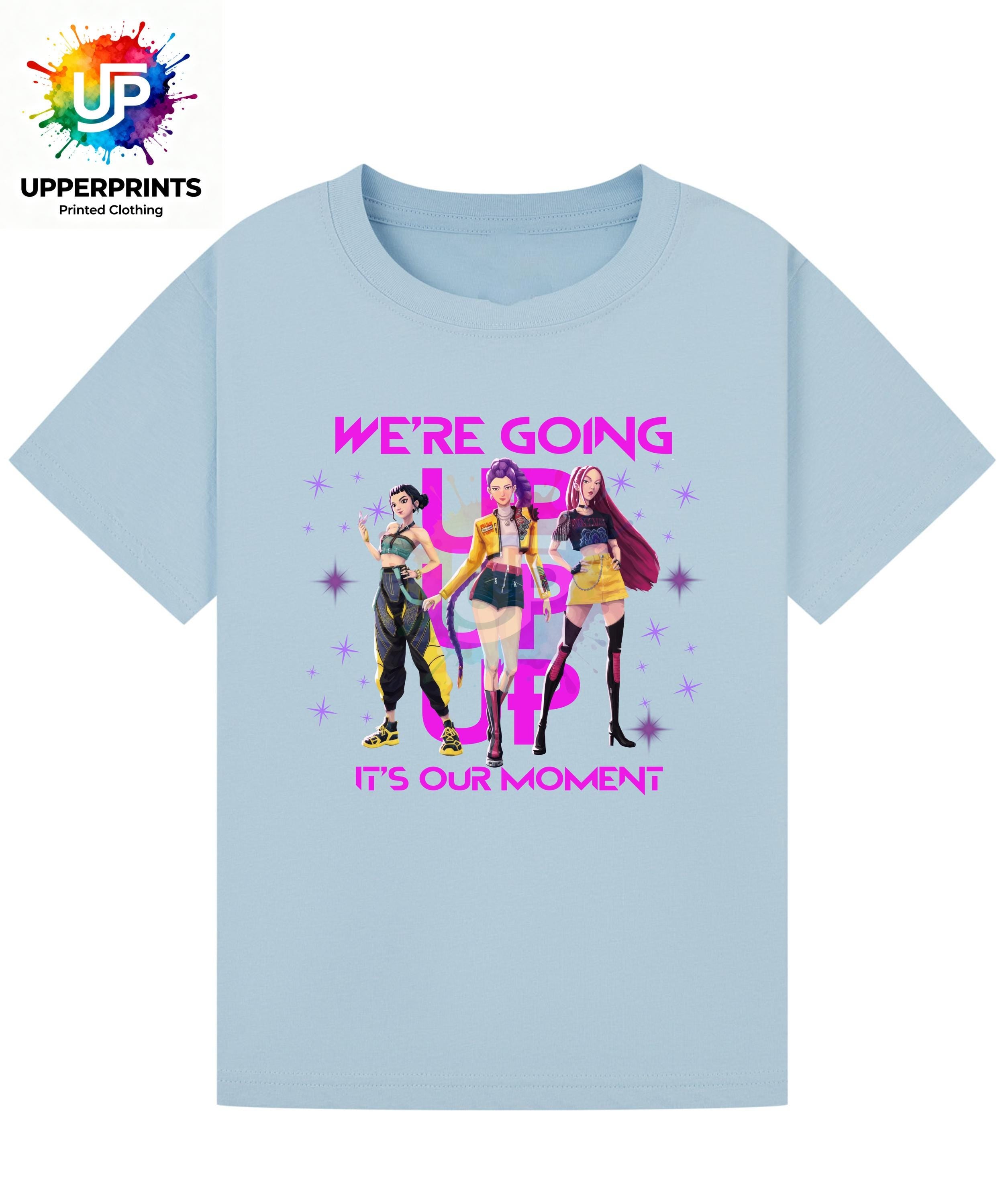 We’re Going Up T-Shirt | Golden Huntrix Inspired Tee | K-Pop Demon Hunters Fan Shirt | Kids & Adults