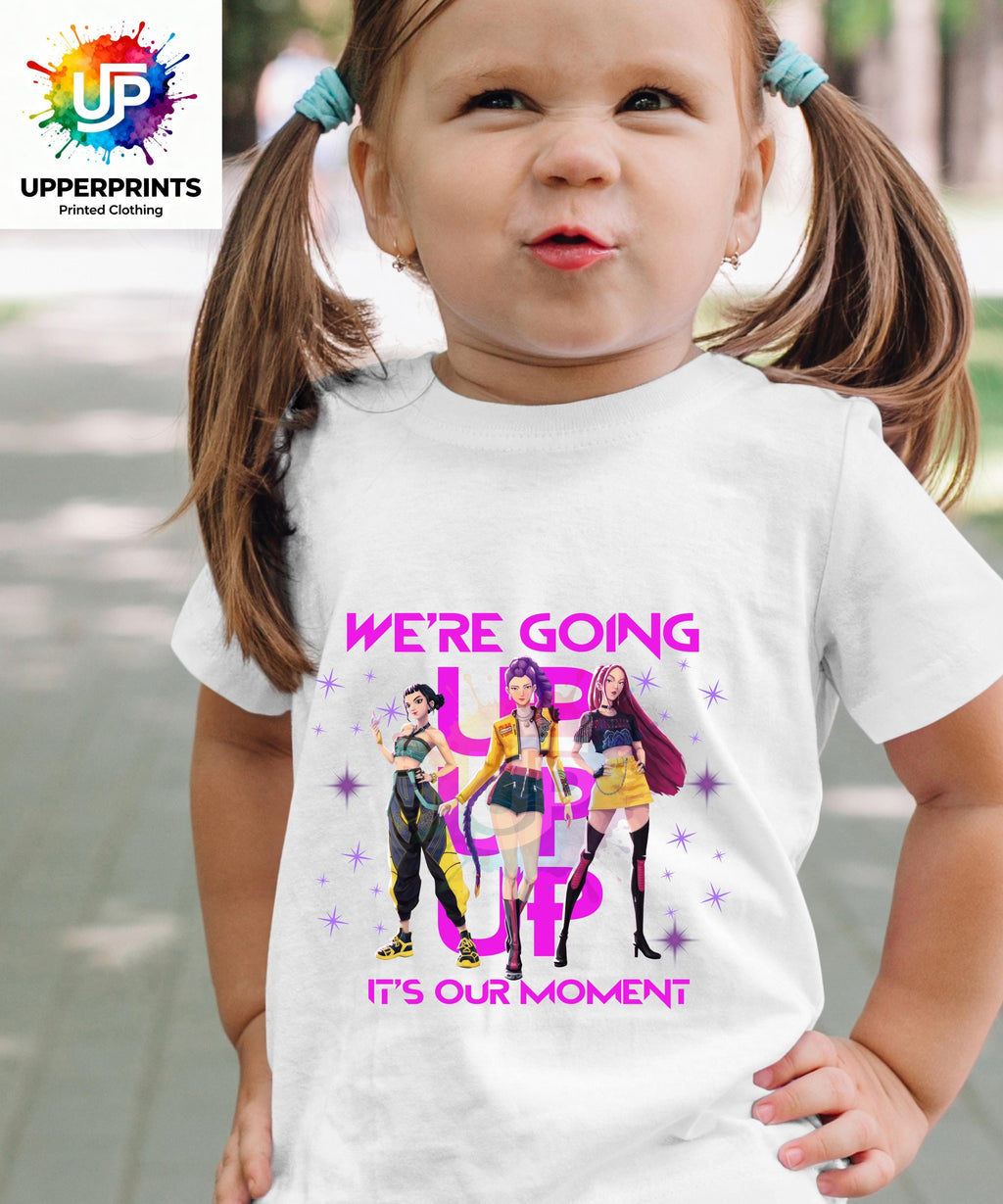 We’re Going Up T-Shirt | Golden Huntrix Inspired Tee | K-Pop Demon Hunters Fan Shirt | Kids & Adults