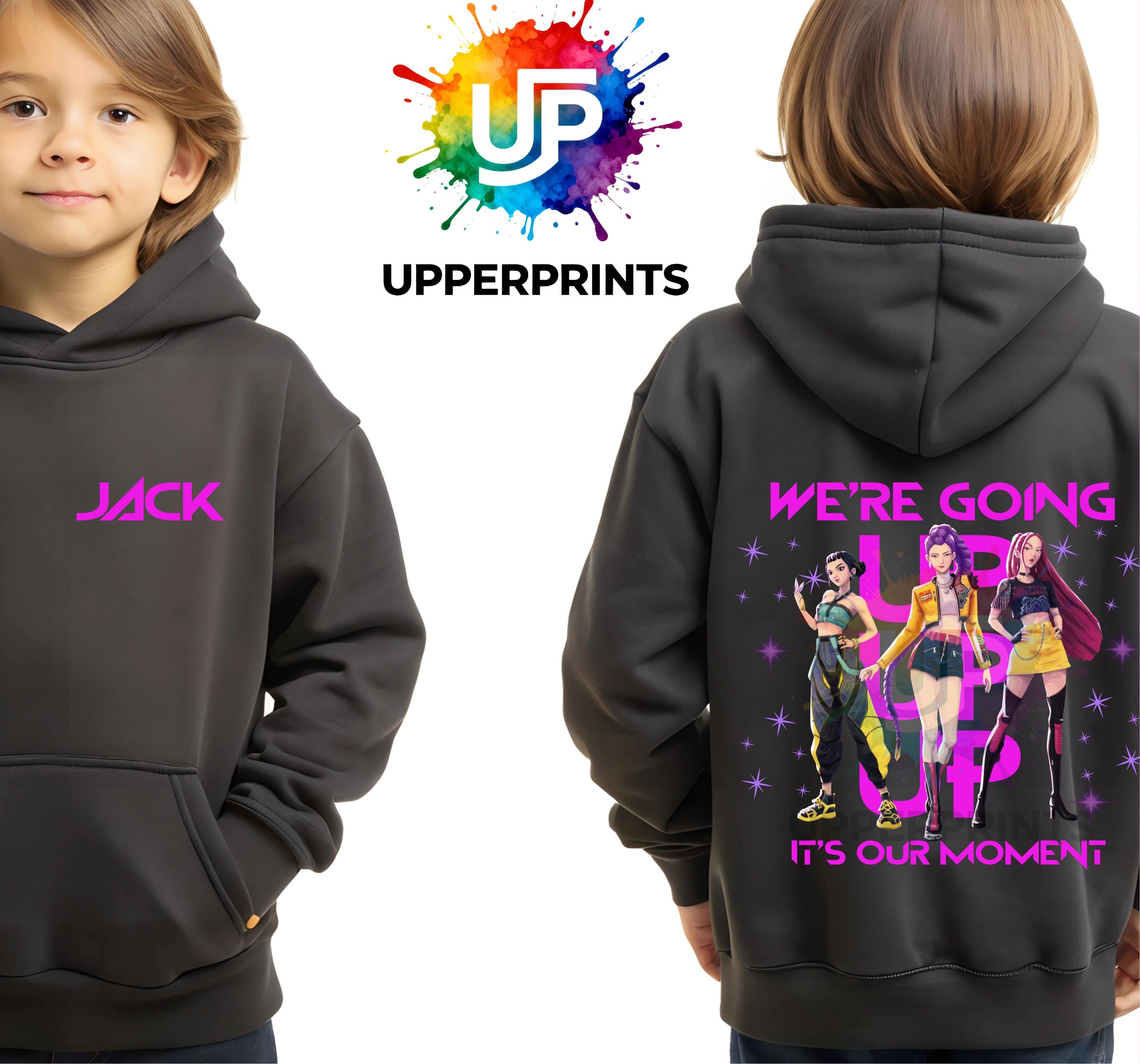 We’re Going Up personalised lyric Hoodie| Golden Huntrix Inspired | K-Pop Demon Hunters Fan Shirt