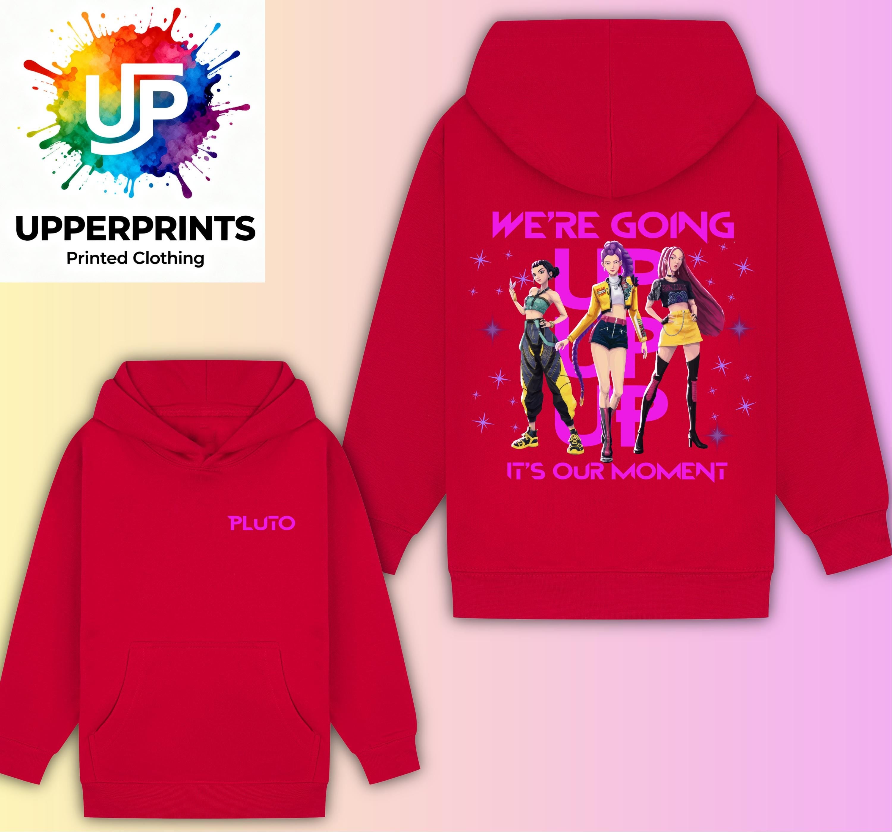We’re Going Up personalised lyric Hoodie| Golden Huntrix Inspired | K-Pop Demon Hunters Fan Shirt