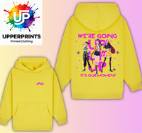 We’re Going Up personalised lyric Hoodie| Golden Huntrix Inspired | K-Pop Demon Hunters Fan Shirt