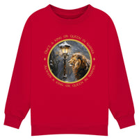 Narnia Sweatshirt Kids & Adults – “Once a King or Queen in Narnia” Lion Jumper – Book Lover