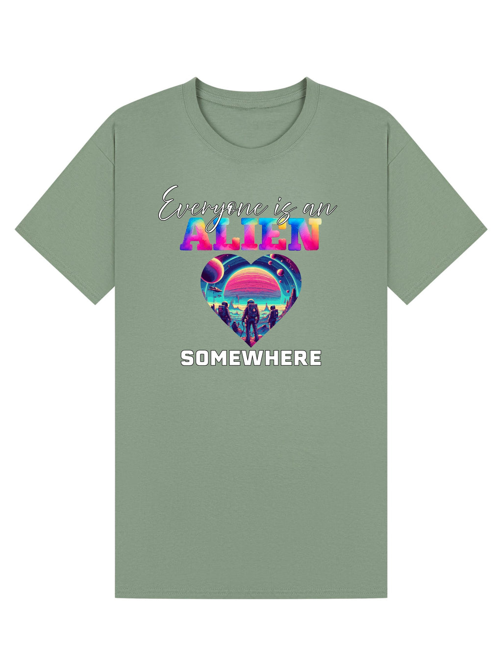 Coldplay Inspired “Everyone Is an Alien Somewhere” T-Shirt – Music of the Spheres tour Tee - Plus Size