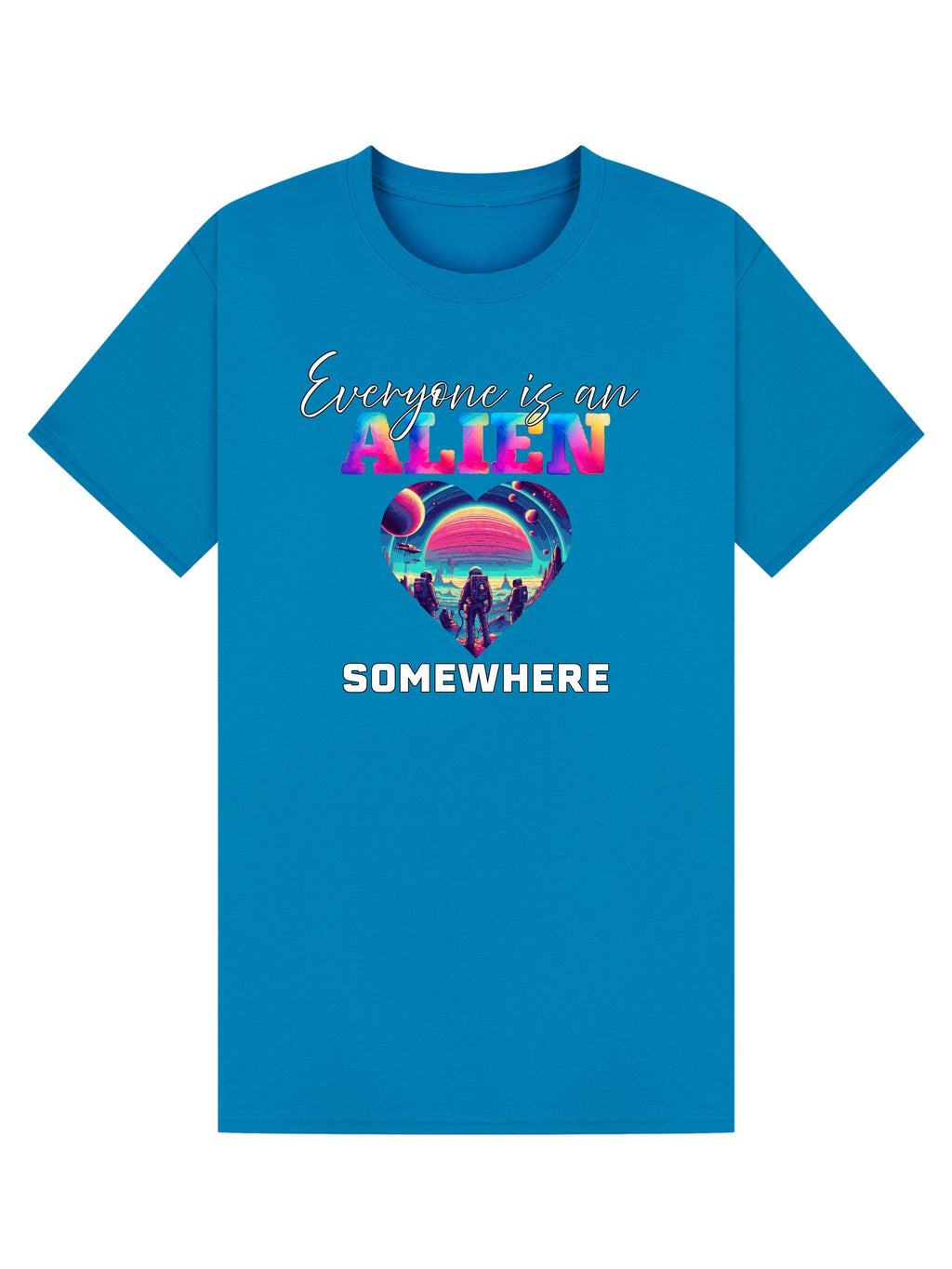 Coldplay Inspired “Everyone Is an Alien Somewhere” T-Shirt – Music of the Spheres tour Tee - Plus Size