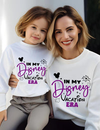 In My Disney Vacation Era Sweatshirt | Matching Family Jumpers | Kids & Adults | Disney Trip Outfit | Magical Holiday Jumper