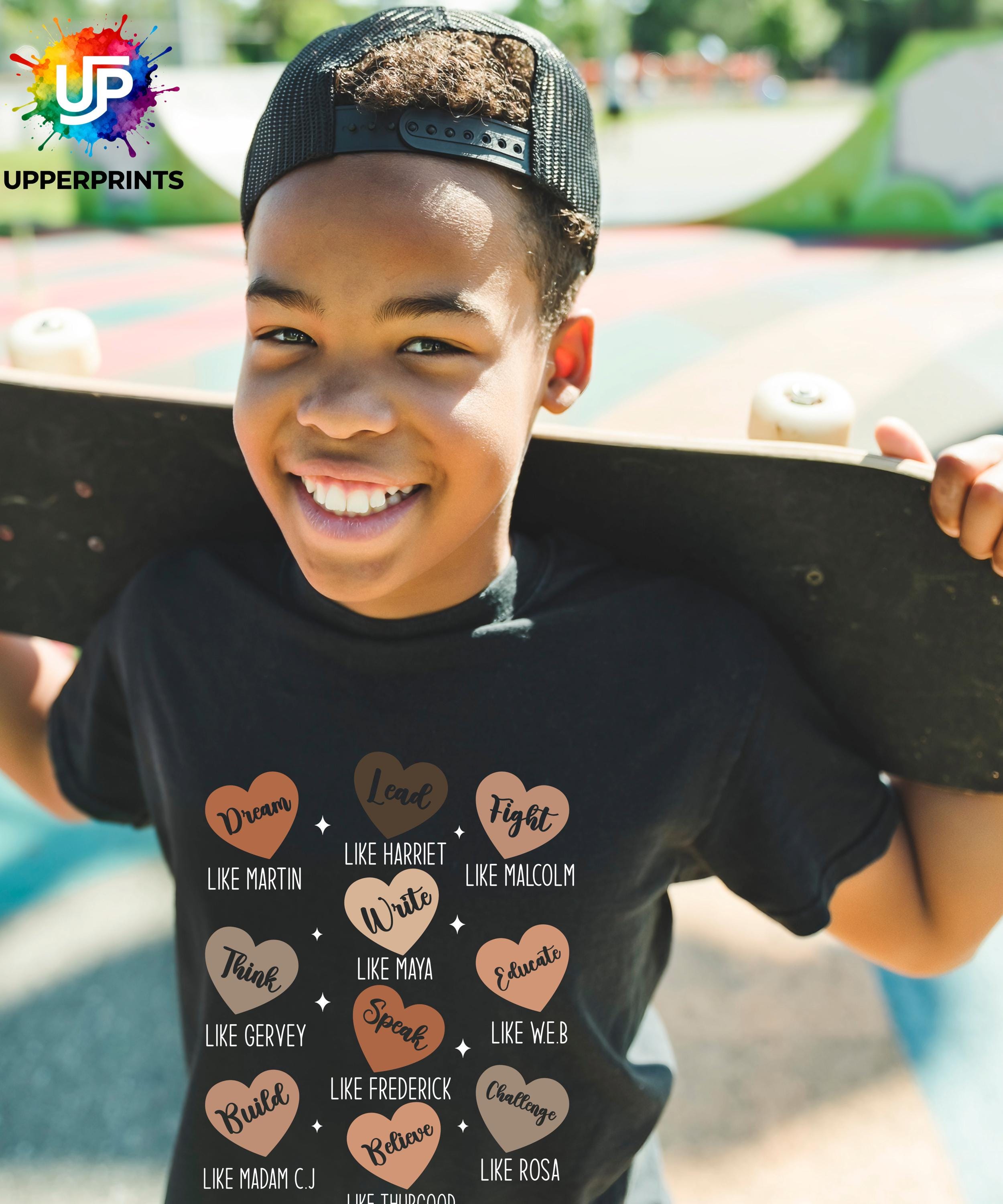 Black History Icons T-Shirt – Motivational Words | Positive Message Shirt