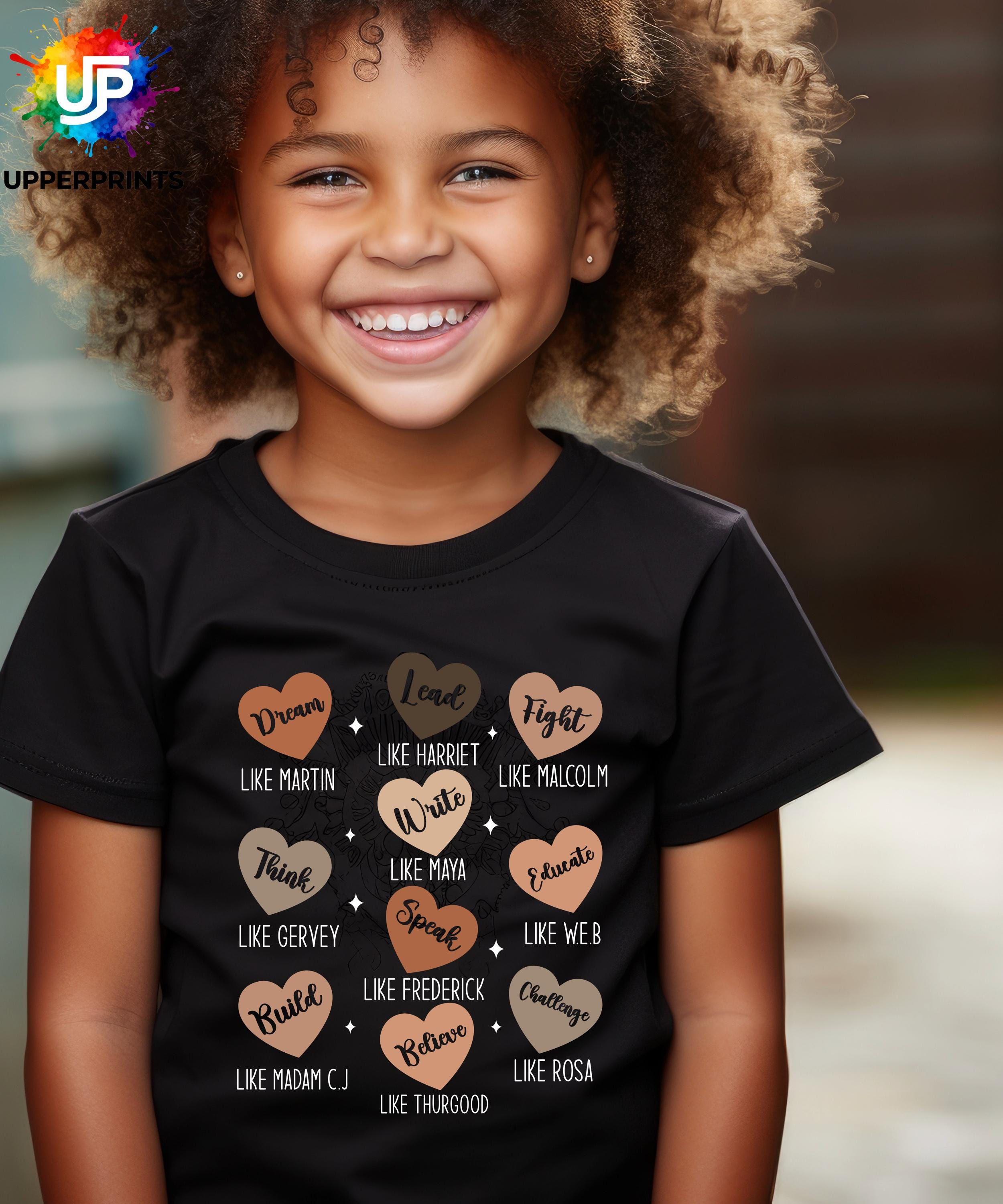Black History Icons T-Shirt – Motivational Words | Positive Message Shirt