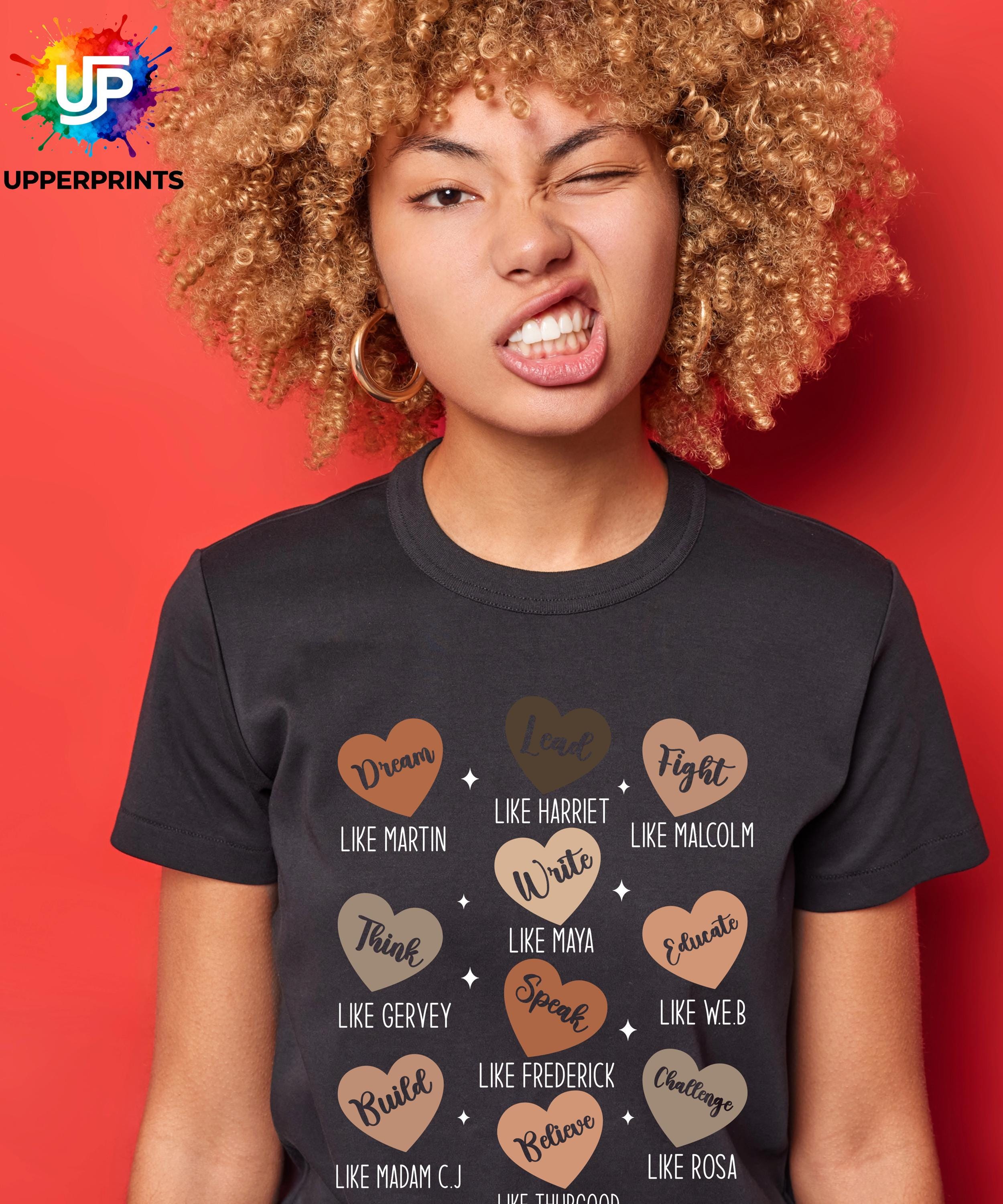 Black History Icons T-Shirt – Motivational Words | Positive Message Shirt