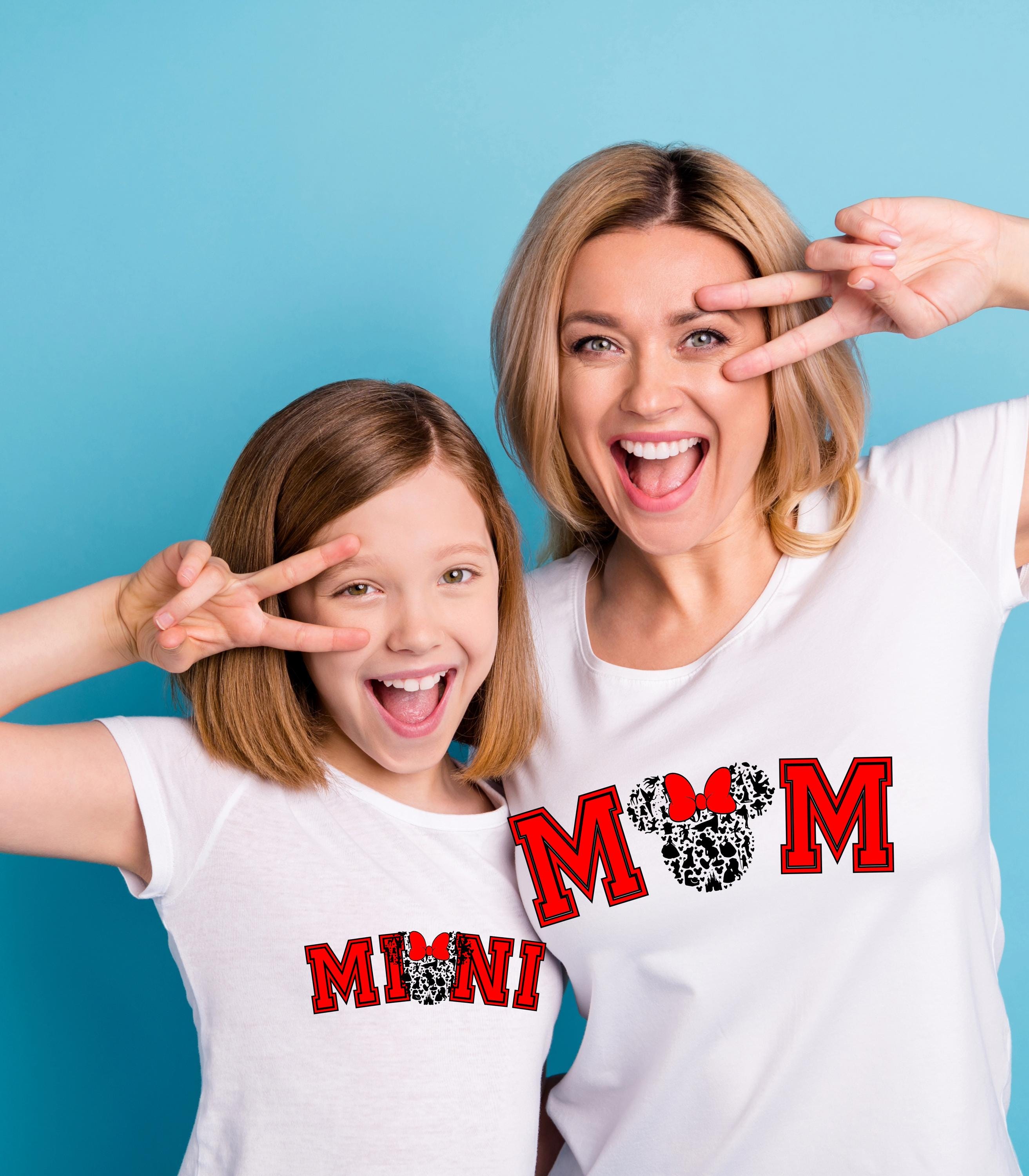 Family Matching Disney-Inspired T-Shirts | Mom Dad Mini | Disney Trip Outfits | Mummy or Daddy & Me Shirts