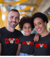 Family Matching Disney-Inspired T-Shirts | Mom Dad Mini | Disney Trip Outfits | Mummy or Daddy & Me Shirts