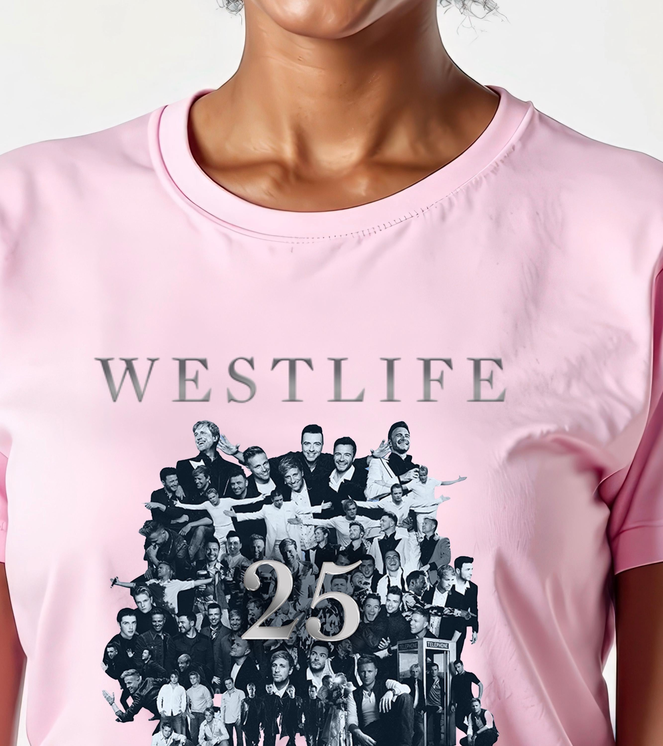 Westlife 25th Anniversary T-Shirt | Fan Made Concert Tee | 25 Ultimate Collection Album Inspired | Westlife Tour Outfit