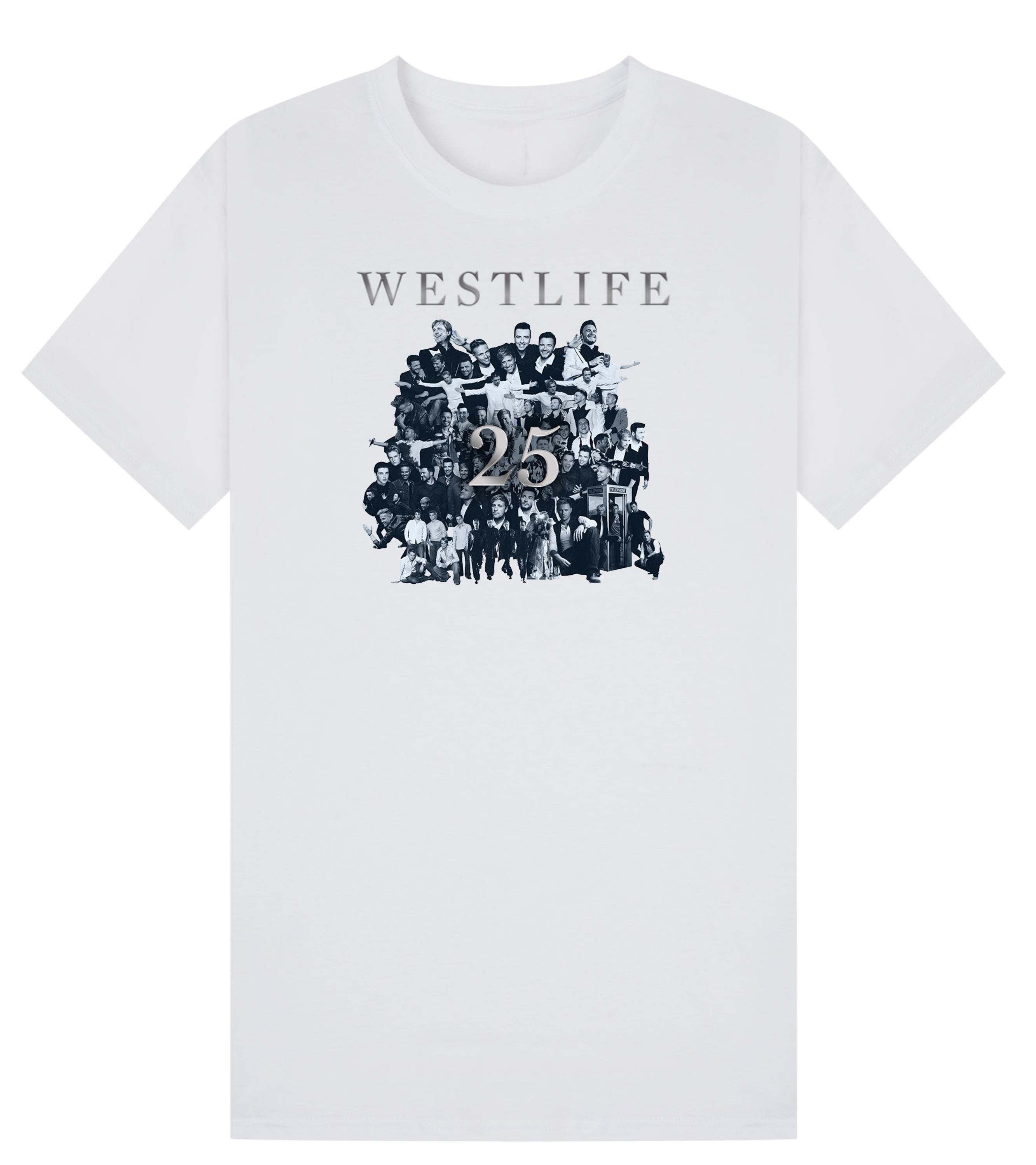 Westlife 25th Anniversary T-Shirt | Fan Made Concert Tee | 25 Ultimate Collection Album Inspired | Westlife Tour Outfit