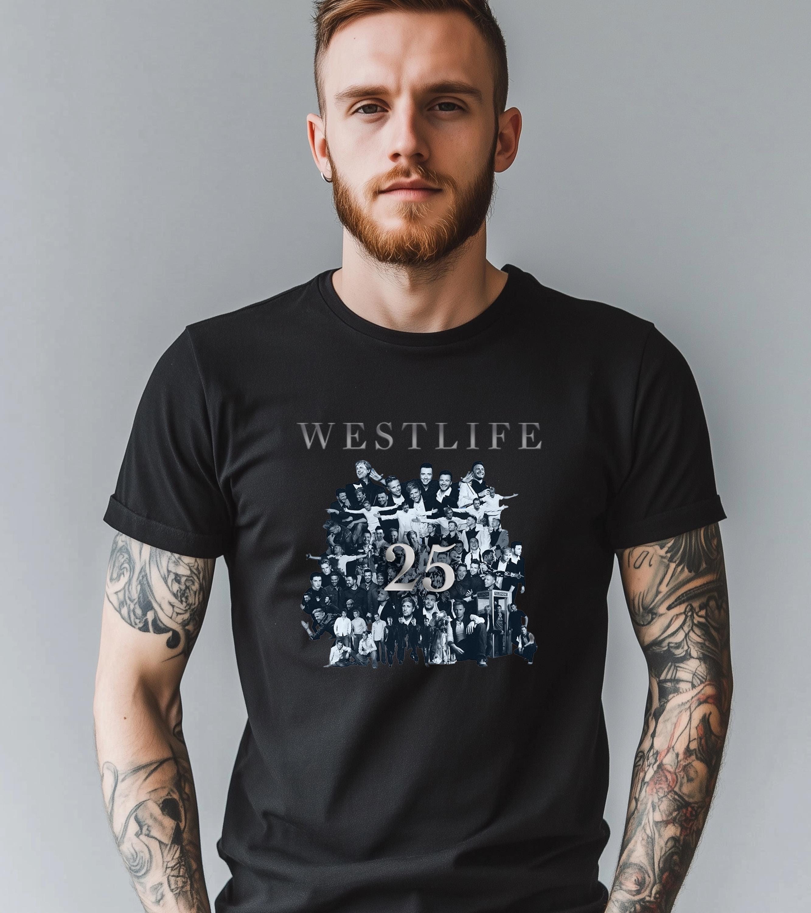Westlife 25th Anniversary T-Shirt | Fan Made Concert Tee | 25 Ultimate Collection Album Inspired | Westlife Tour Outfit