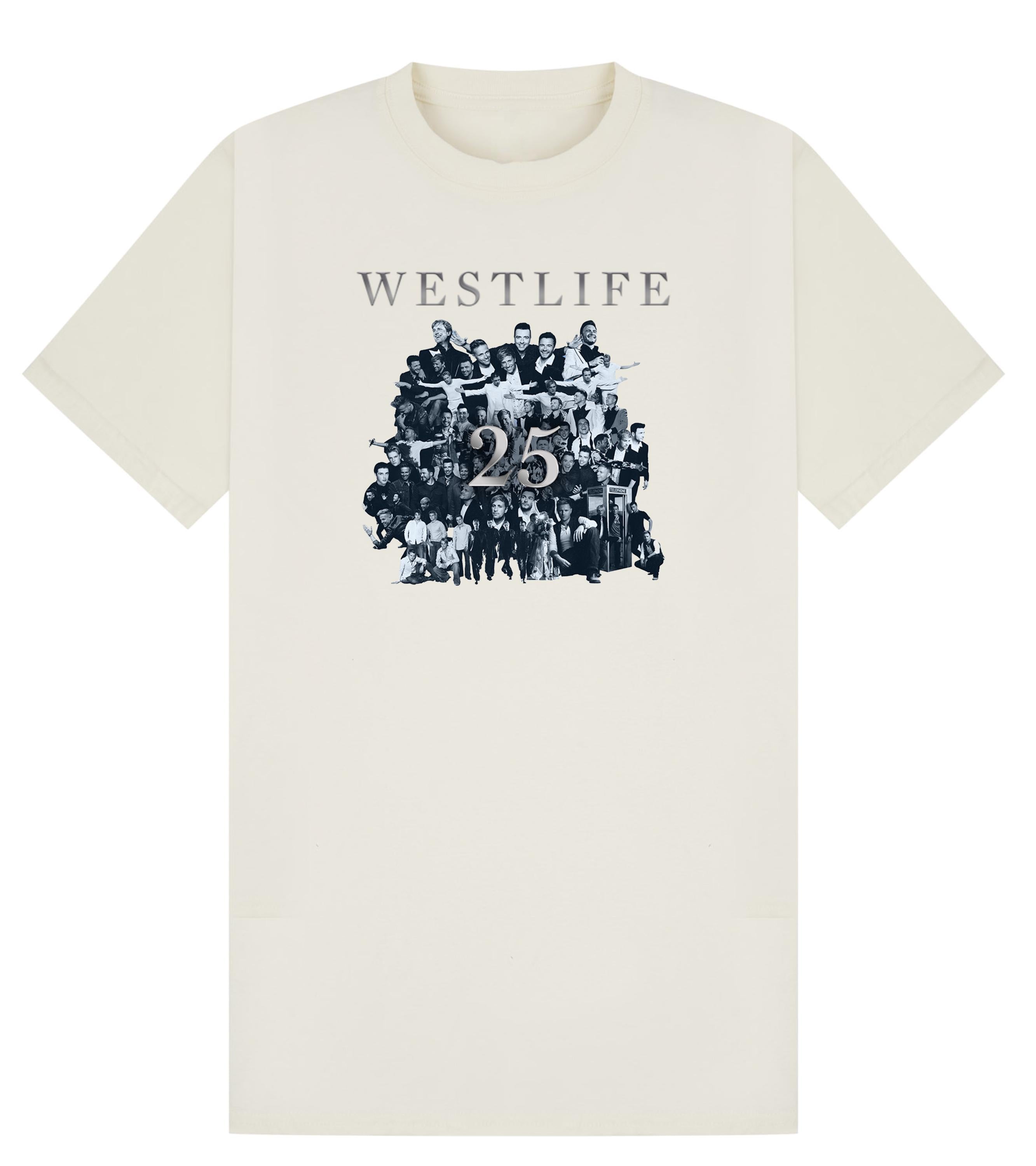 Westlife 25th Anniversary T-Shirt | Fan Made Concert Tee | 25 Ultimate Collection Album Inspired | Westlife Tour Outfit