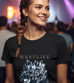 Westlife 25th Anniversary T-Shirt | Fan Made Concert Tee | 25 Ultimate Collection Album Inspired | Westlife Tour Outfit