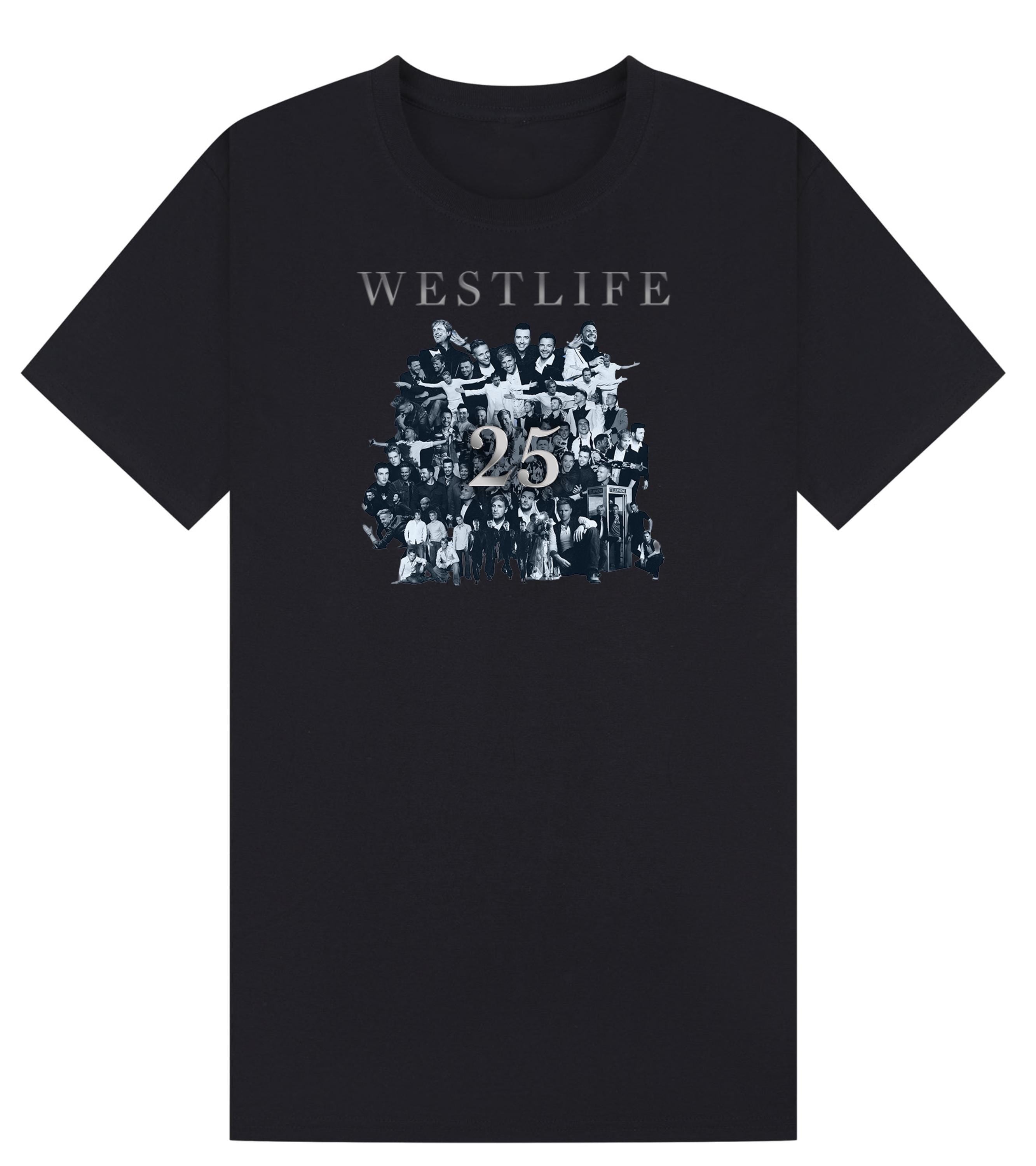 Westlife 25th Anniversary T-Shirt | Fan Made Concert Tee | 25 Ultimate Collection Album Inspired | Westlife Tour Outfit