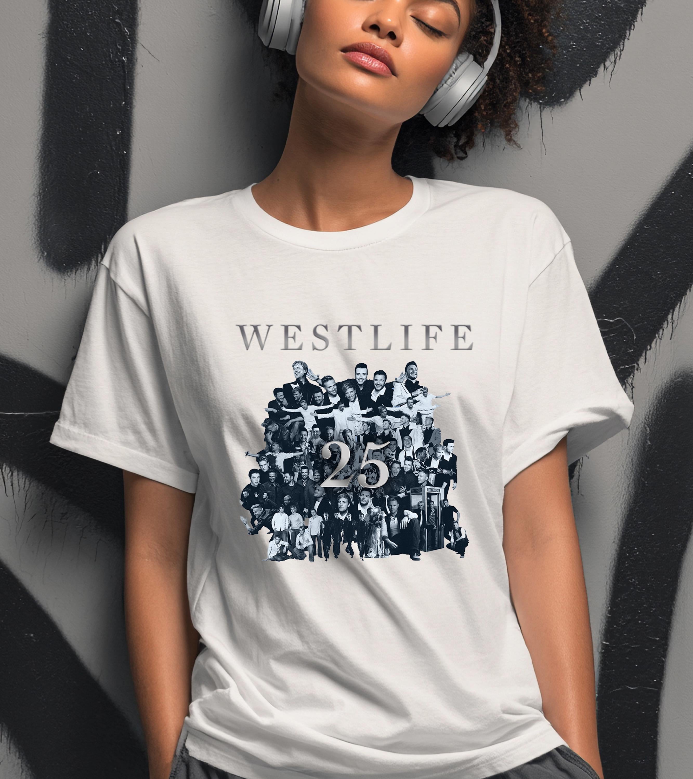 Westlife 25th Anniversary T-Shirt | Fan Made Concert Tee | 25 Ultimate Collection Album Inspired | Westlife Tour Outfit