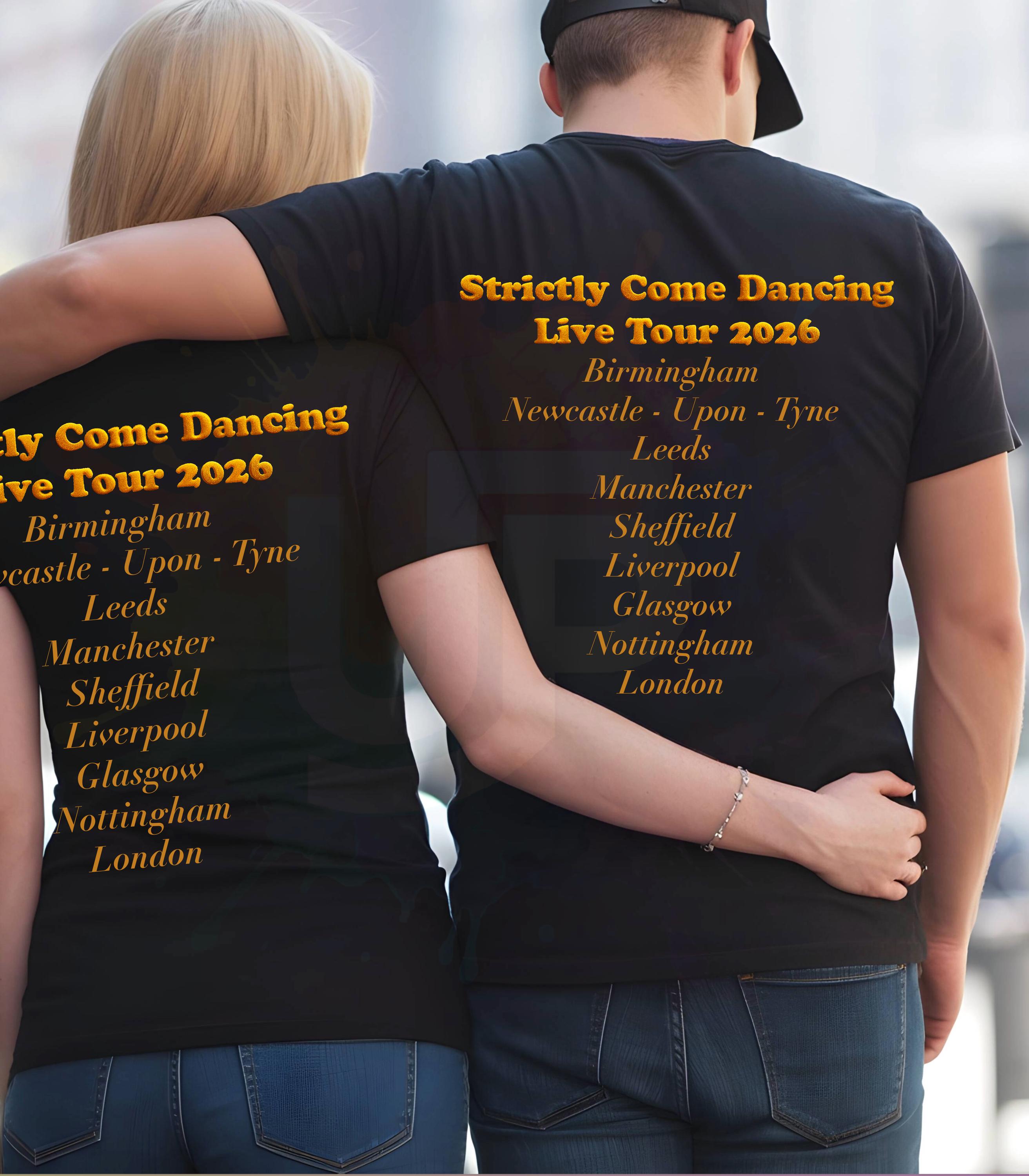 Strictly Come Dancing Live Tour 2026 Tshirt | Two Sided Tour Shirt | Kids & Adults Sizes | Matching Family Outfit | Fan Made