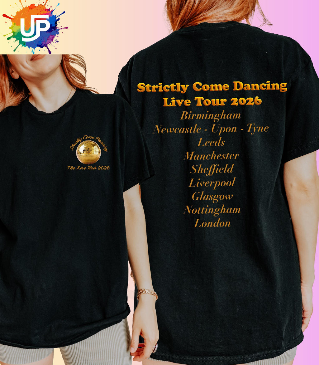 Strictly Come Dancing Live Tour 2026 Tshirt | Two Sided Tour Shirt | Kids & Adults Sizes | Matching Family Outfit | Fan Made