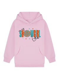 Kids 'Show Girl Era' Hoodie: Retro Disco Ball - Swiftie fan Hood