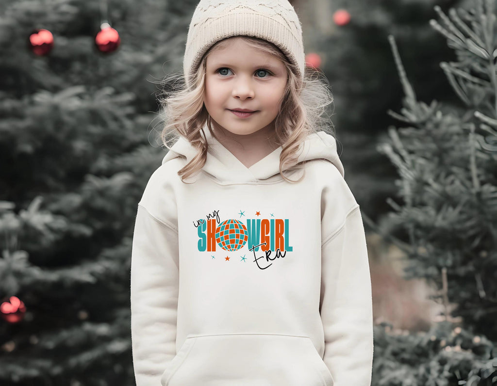 Kids 'Show Girl Era' Hoodie: Retro Disco Ball - Swiftie fan Hood