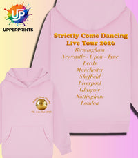 Strictly Come Dancing Live Tour 2026 Hoodie | Two Sided Tour hood | Kids Adults & Plus Sizes | Matching Family Outfit | Fan Made