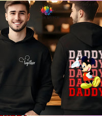 Personalised Disney Family Matching Hoodies – Mummy Daddy Mini – Mickey or Minnie - Trip Outfit