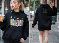 Wicked Hoodie, Personalised Book Spine, Custom Theatre Gift, Unisex & Kids, Musical Fanwear