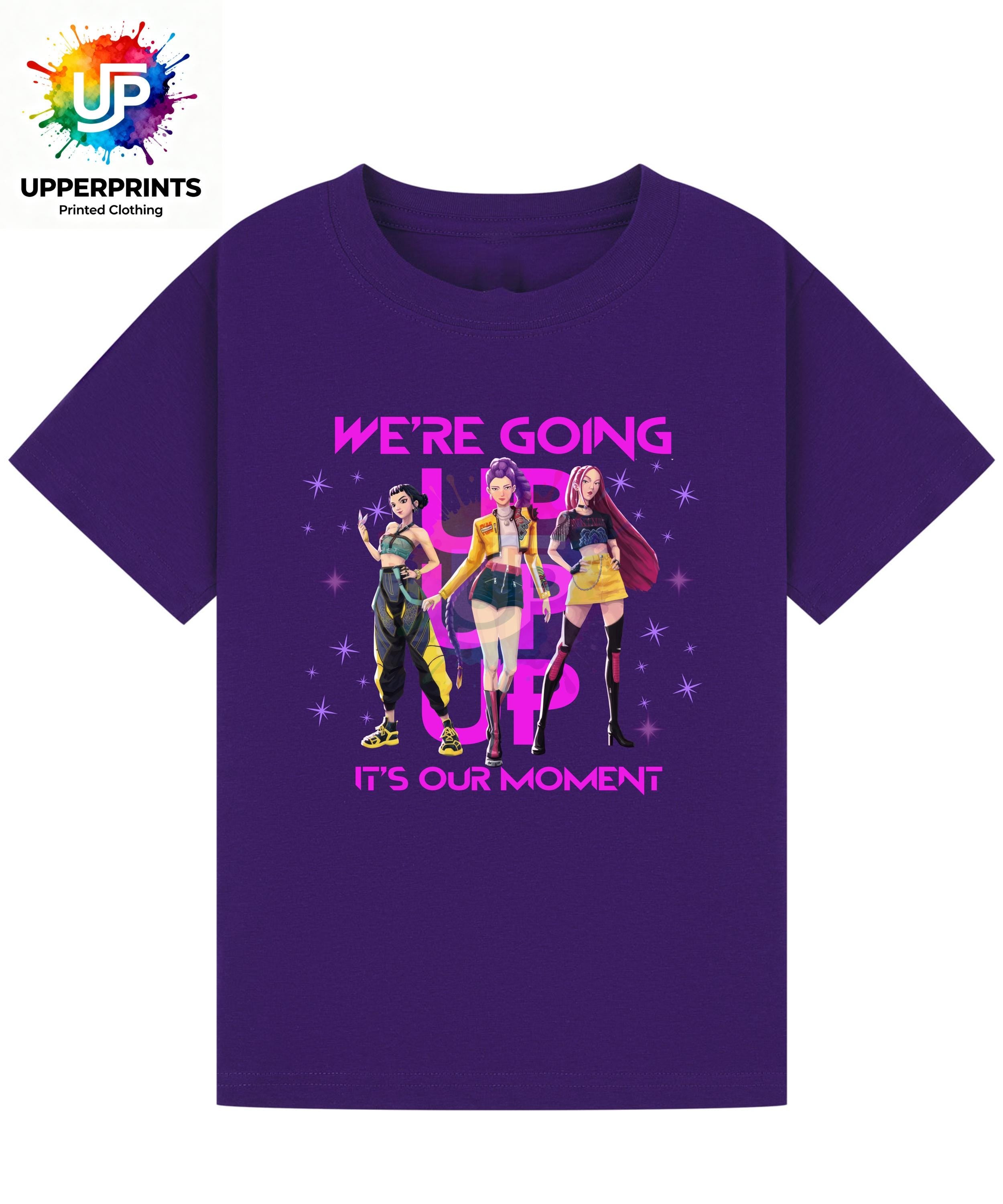 We’re Going Up T-Shirt | Golden Huntrix Inspired Tee | K-Pop Demon Hunters Fan Shirt | Kids & Adults