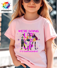We’re Going Up T-Shirt | Golden Huntrix Inspired Tee | K-Pop Demon Hunters Fan Shirt | Kids & Adults
