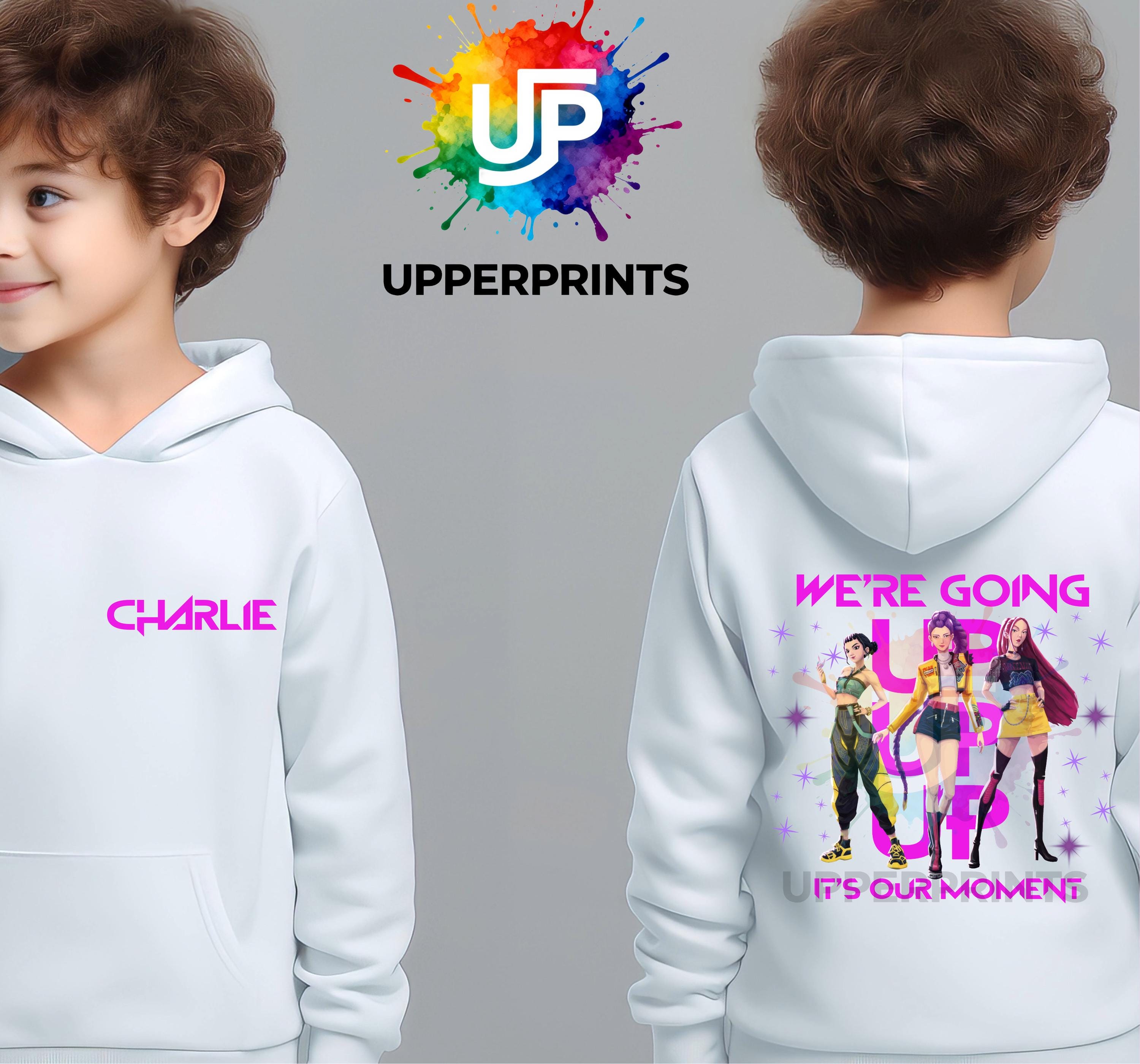 We’re Going Up personalised lyric Hoodie| Golden Huntrix Inspired | K-Pop Demon Hunters Fan Shirt
