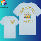 Personalised Disney Trip T-Shirts | Matching Family Disney Shirts | Custom Front & Back | Kids, Adults and Plus size | Disney Holiday Tee